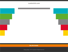 Tablet Screenshot of custonink.com